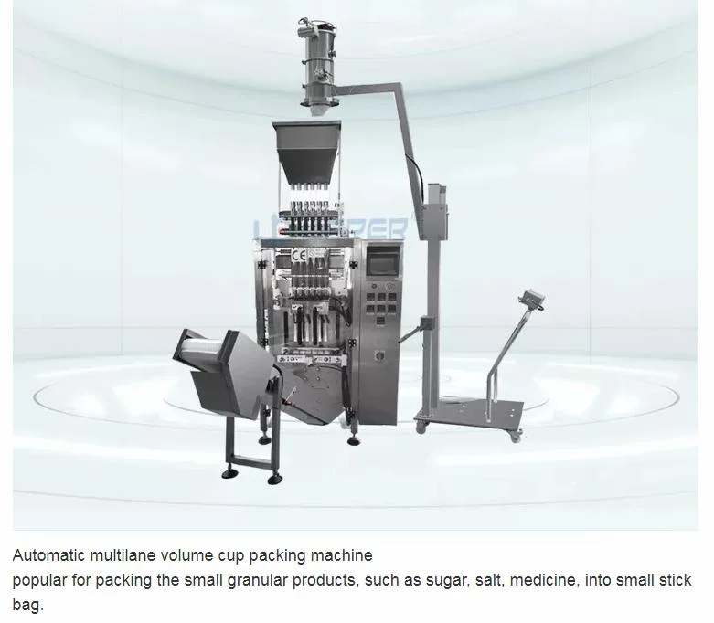 Powder Quantitative Dispensing Machine Automatic Four Side Sealing Vertical Filling Machine Special-Shaped Bag Washing Powder Equipment Powder Packaging Machine