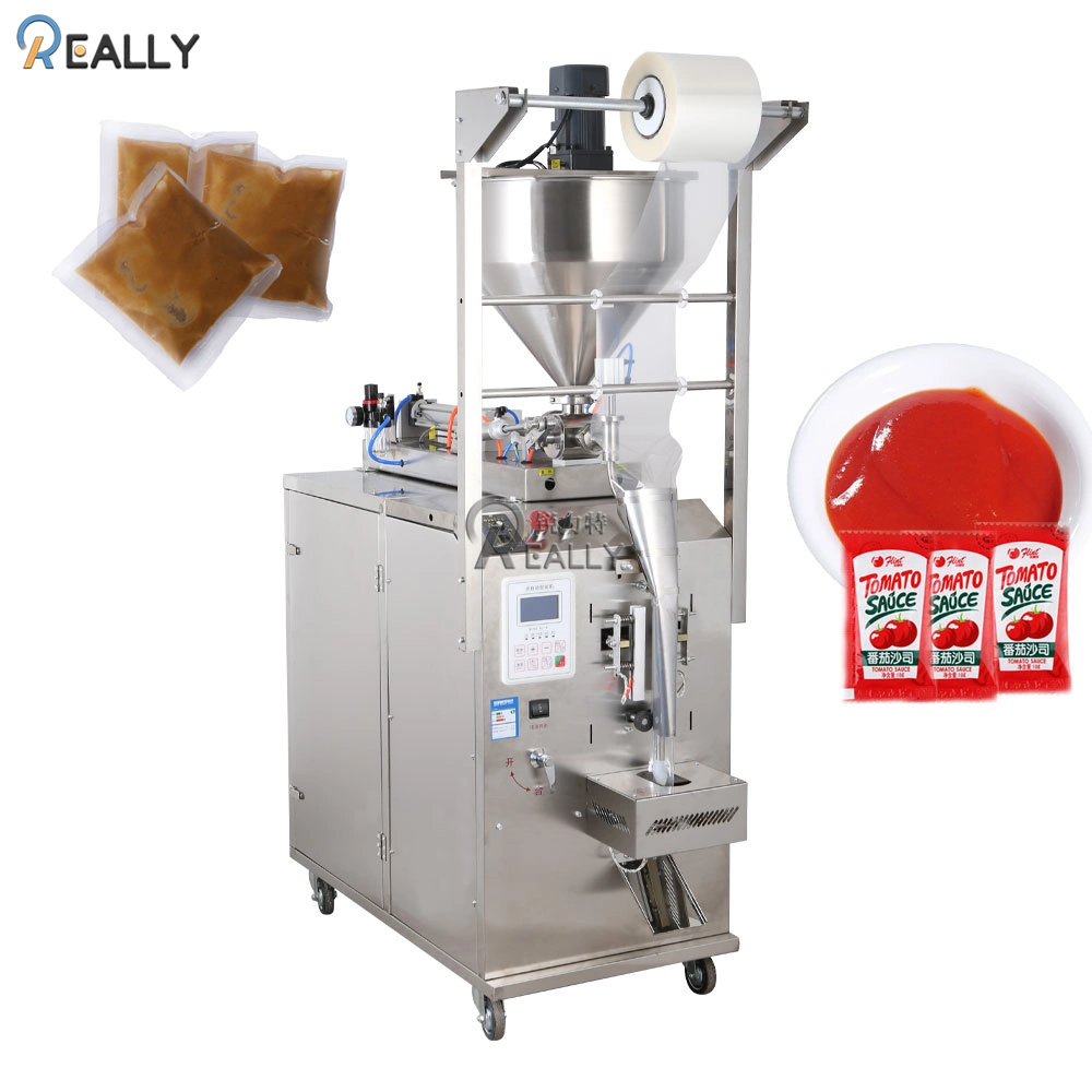 Automatic Vertical Liquid Sauce Packing Machine Honey Paste Quantitative Packaging Machine