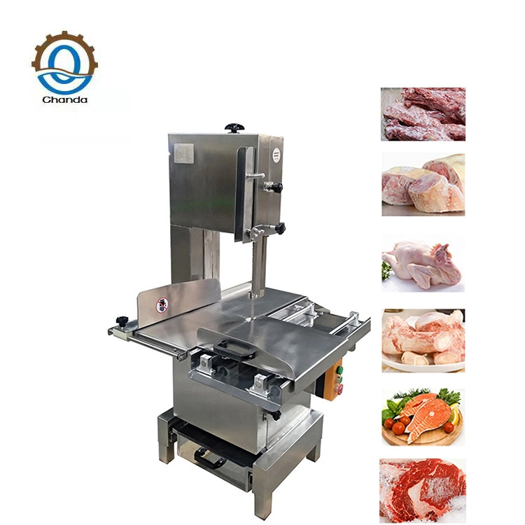 Commercial Kitchen Appliance Frozen Meat Bone Saw Machine Pork Cow Cube Cutting Machine for Butchery 220V